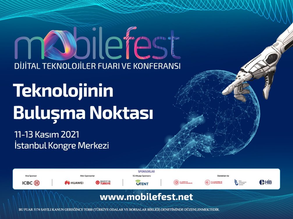 Mobilefest Dijital Teknolojiler Fuarı ve Konferansı, 11 Kasım'da Başlayacak